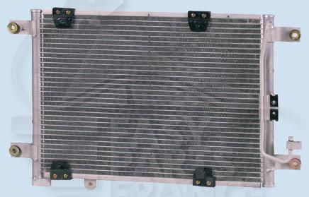 CONDENSEUR DE CLIM TT TYPES 490 x 333 x 20 Pour SUZUKI GRAND VITARA - SZ031 01/01→09/05