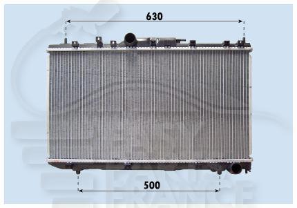 RADIA 2.0 D - 4 D +/- CLIM 375 x 700 x 26 Pour TOYOTA AVENSIS T22 - TY021 07/00→03/03