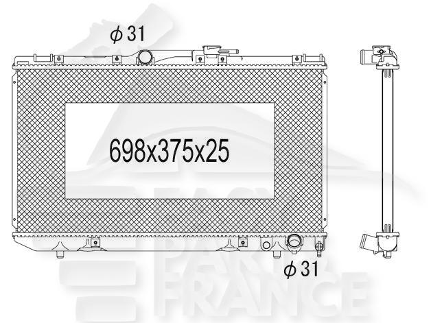 RADIA 2.0 D - TD BA/BM +/- CLIM Pour TOYOTA CARINA E - TY061 05/92→09/97