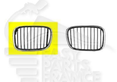 GRILLE DE CALANDRE CHROMEE AVD Pour BMW S5 E39 - BM090 11/95→08/00