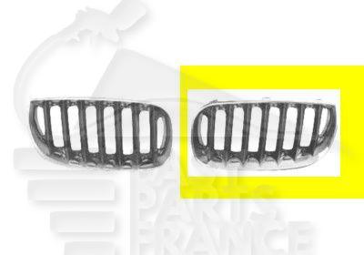 GRILLE DE CALANDRE NOIRE - CHROMEE G Pour BMW X3 E83 - BM150 01/04→09/06