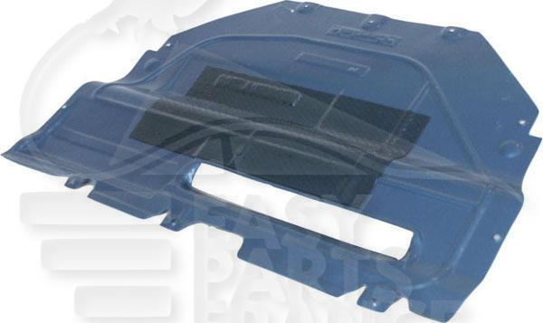 CACHE SS MOTEUR Pour PEUGEOT 206 - PG030 09/98→07/09