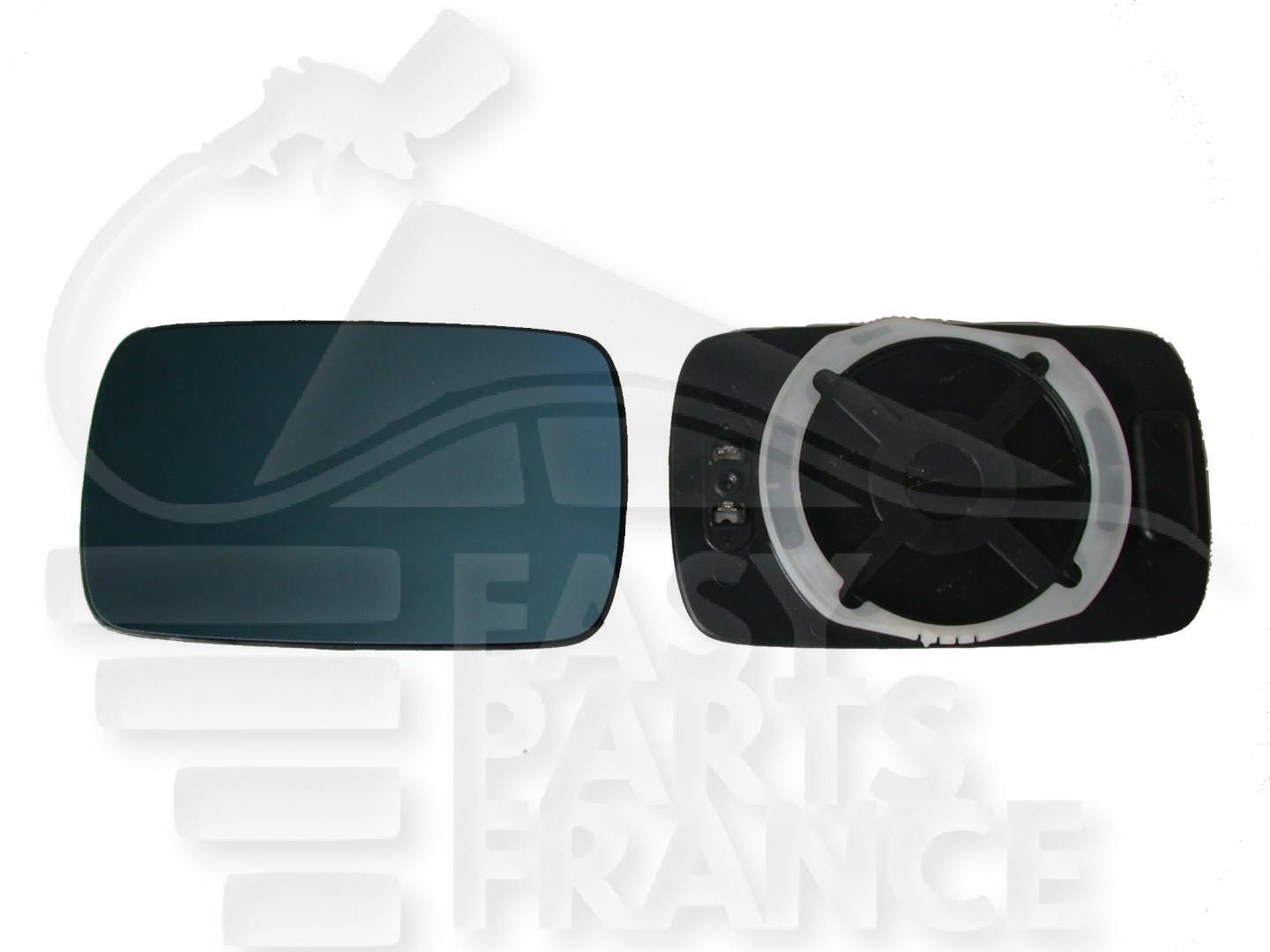 GLACE DE RETRO G BLEU CHAUF CONVEX Pour BMW S3 E36 4 PTES - BM030 12/90→08/96