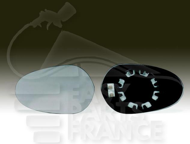 GLACE DE RETRO D - G CHAUF CONVEX Pour LANCIA YPSILON - LA092 09/03→09/06