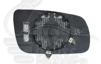 GLACE DE RETRO G CHAUF ASPHERIQUE grand modèle Pour SKODA OCTAVIA - SK040 05/97→07/00
