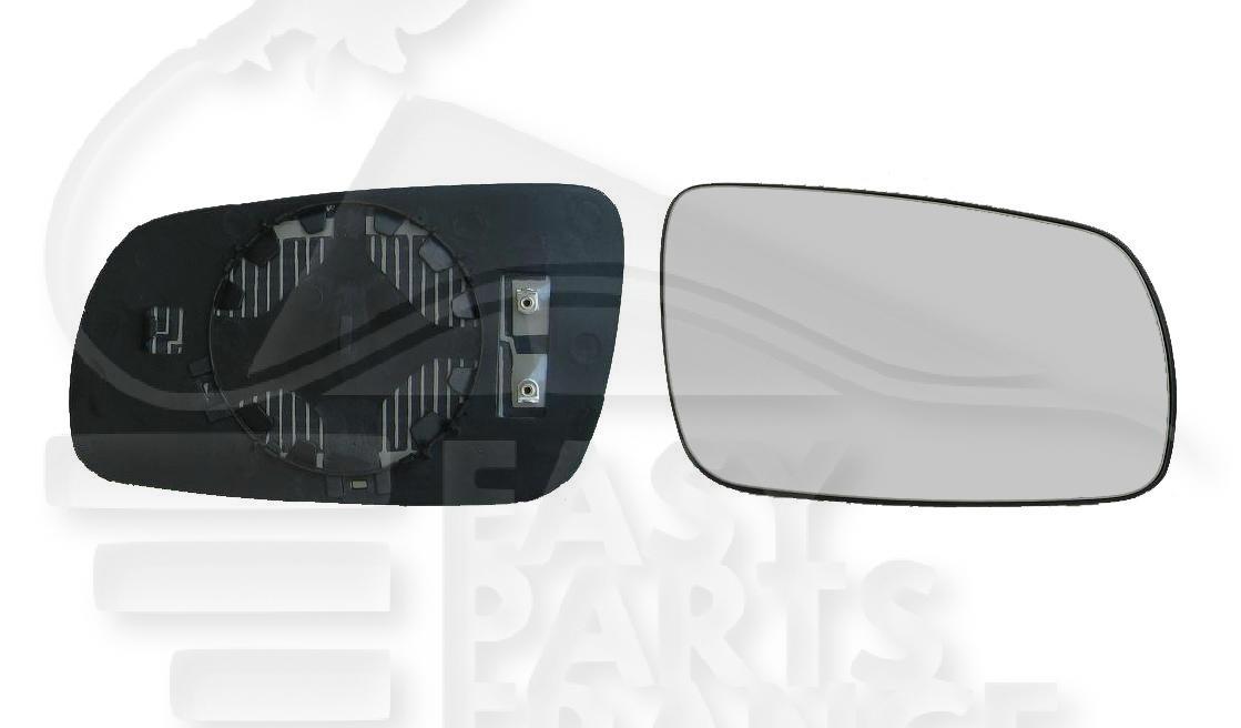 GLACE DE RETRO D CHAUF CONVEX grand modèle Pour SKODA OCTAVIA - SK040 05/97→07/00