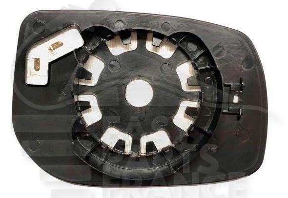 GLACE DE RETRO G CHAUF CONVEX Pour TOYOTA YARIS - TY232 12/05→01/09