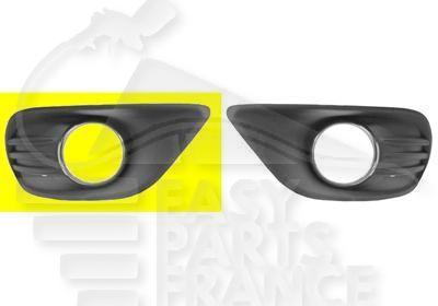 GRILLE DE PC AVD A/EMPL AB NOIRE Pour FORD FOCUS - FD053 01/08→04/11