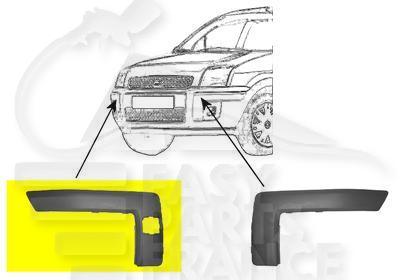 MOULURE DE PC AVD A PEINDRE Pour FORD FUSION - FD071 09/05→