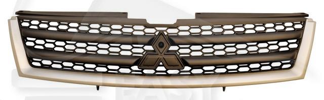 GRILLE DE CALANDRE GRISE - NOIRE Pour MITSUBISHI OUTLANDER - MT101 11/06→08/09