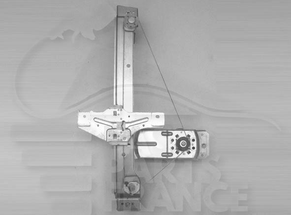 LEVE VITRE ARD MANUEL 4 PTES Pour PEUGEOT 207 - PG040 03/06→05/09