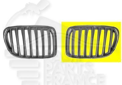 GRILLE DE CALANDRE G NOIRE - CHROMEE Pour BMW X1 E84 - BM140 07/09→06/12