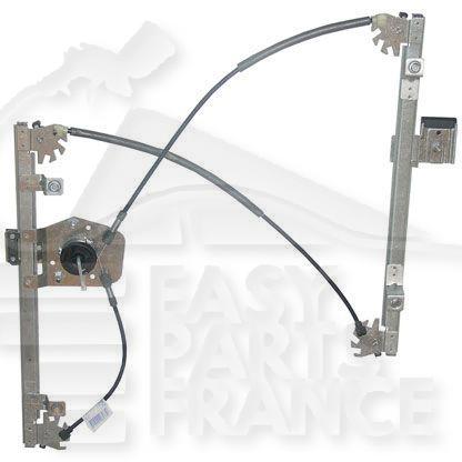 MECANISME DE LEVE VITRE AVD ELECT 2 PTES Pour OPEL CORSA D - OP067 02/11→