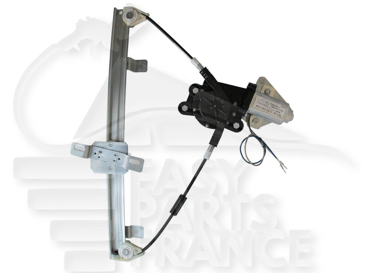 LEVE VITRE AVD ELECT 4 PTES Pour OPEL CORSA D - OP067 02/11→