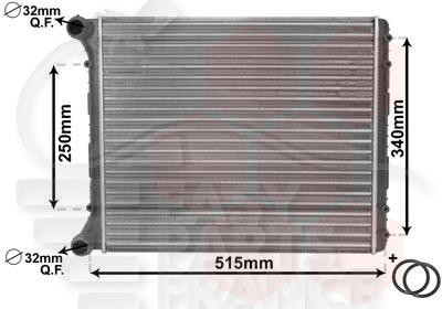 RADIA TT TYPES +/- CLIM Pour AUDI A2 - AD030 07/00→12/05