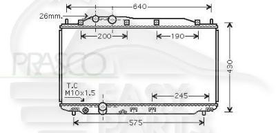 RADIA 1.6/1.8 +/- CLIM .. BM Pour HONDA CIVIC mod HB - HD043 01/06→