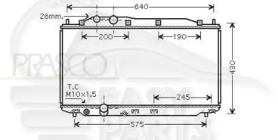 RADIA 1.6/1.8 +/- CLIM .. BA Pour HONDA CIVIC mod HB - HD043 01/06→12/11