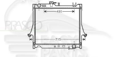 RADIA 2.5 DITD +/- CLIM Pour ISUZU D MAX - IZ011 02/06→12/11