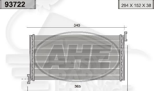 RADIA DE CHAUF TT TYPES Pour MERCEDES CLASSE C - W201 - ME017 10/82→09/93