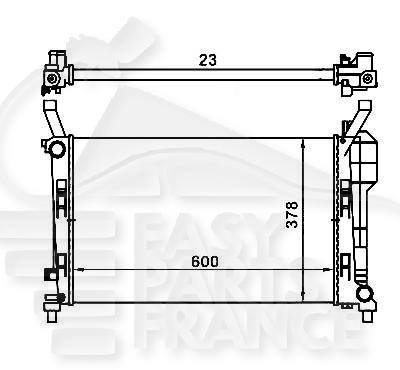 RADIA A150/170 BM +/- CLIM Pour MERCEDES CLASSE A - W169 - ME030 10/04→04/08