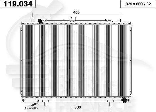 RADIA 2.5 D +/- CLIM Pour MITSUBISHI L200 type K74 - MT082 01/97→03/98