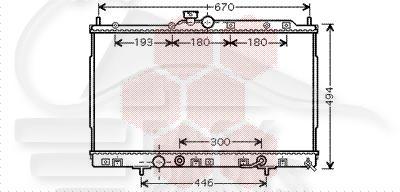 RADIA 2.4 16 V BA +/- CLIM Pour MITSUBISHI OUTLANDER - MT100 05/03→10/06