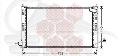 RADIA 2.0 - 2.2 DID - 2.4 I +/- CLIM 698 x 404 x 25 Pour MITSUBISHI OUTLANDER - MT101 11/06→08/09