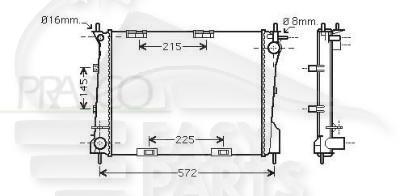RADIA 2.0 BM S/CLIM Pour RENAULT CLIO - RN024 09/05→08/09