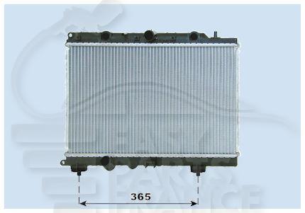 RADIA 2.0 D/TD S/CLIM 322 x 500 x 26 Pour ROVER 25 - RV010 09/00→08/04