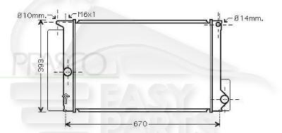 RADIA 1.4/1.6 BM +/- CLIM Pour TOYOTA AURIS - TY010 01/07→02/10