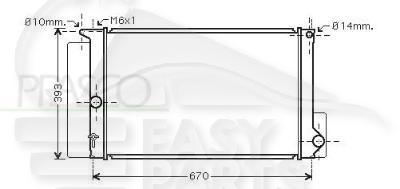 RADIA 1.4/1.6 BM +/- CLIM Pour TOYOTA AURIS - TY010 01/07→12/10
