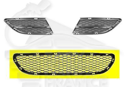 GRILLE CENTRALE DE PC AV NOIRE Pour BMW S3 E90 - E91 - BM051 11/08→