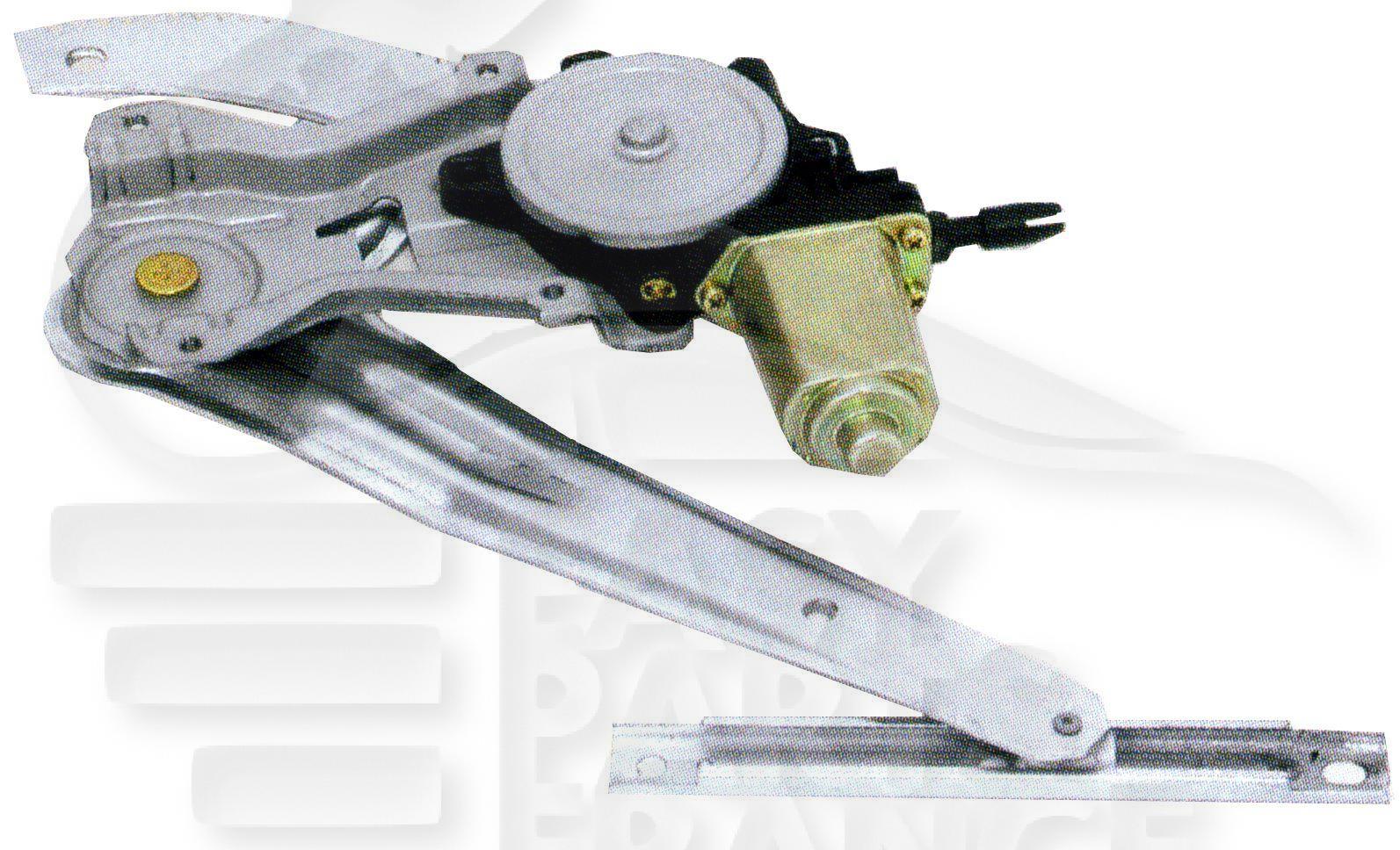 LEVE VITRE ARG ELECT Pour HONDA CR-V - HD081 01/00→03/02