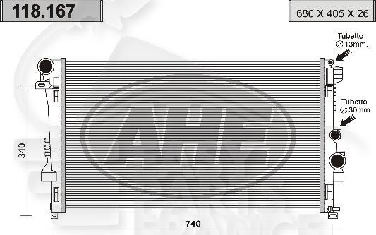 RADIA TT TYPES BM +/- CLIM Pour MERCEDES VITO - VIANO - W639 - ME253 11/10→