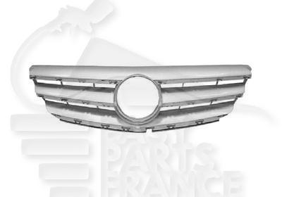 GRILLE DE CALANDRE GRISE A/MOULURES CHROMEES Pour MERCEDES CLASSE B - W245 - ME040 06/05→12/08