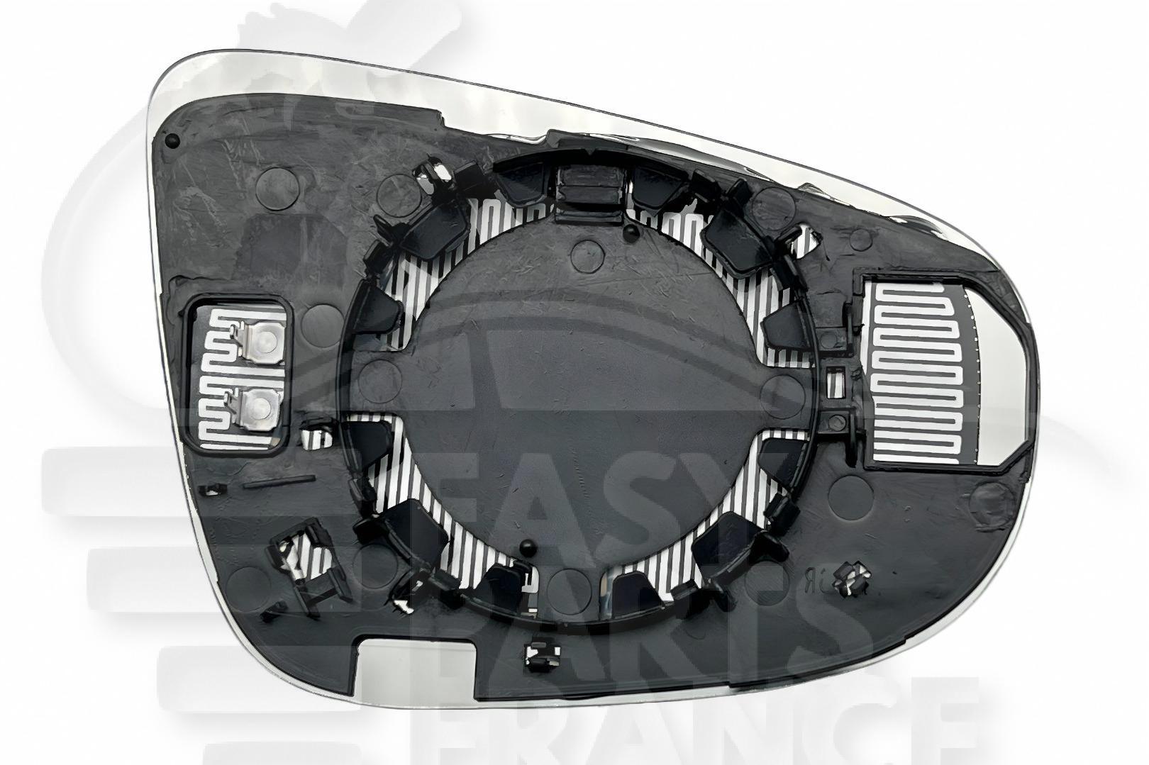 GLACE DE RETRO G CHAUF Pour VOLKSWAGEN TOURAN - VO192 09/10→03/15