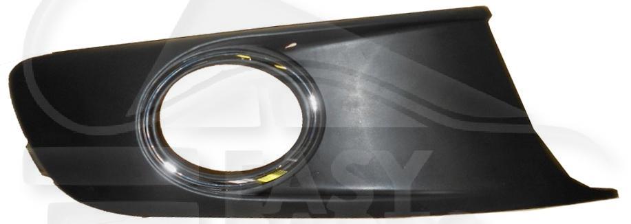 GRILLE DE PC AVD NOIRE A/EMPL AB & MOULURE CHROME Pour VOLKSWAGEN TOURAN - VO192 09/10→03/15