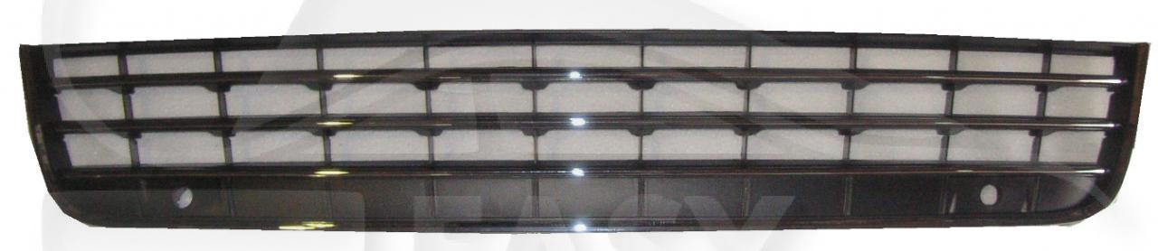 GRILLE DE PC AV CENTRALE SUP A/MOULURE CHROME Pour VOLKSWAGEN TOUAREG - VO182 01/11→07/14