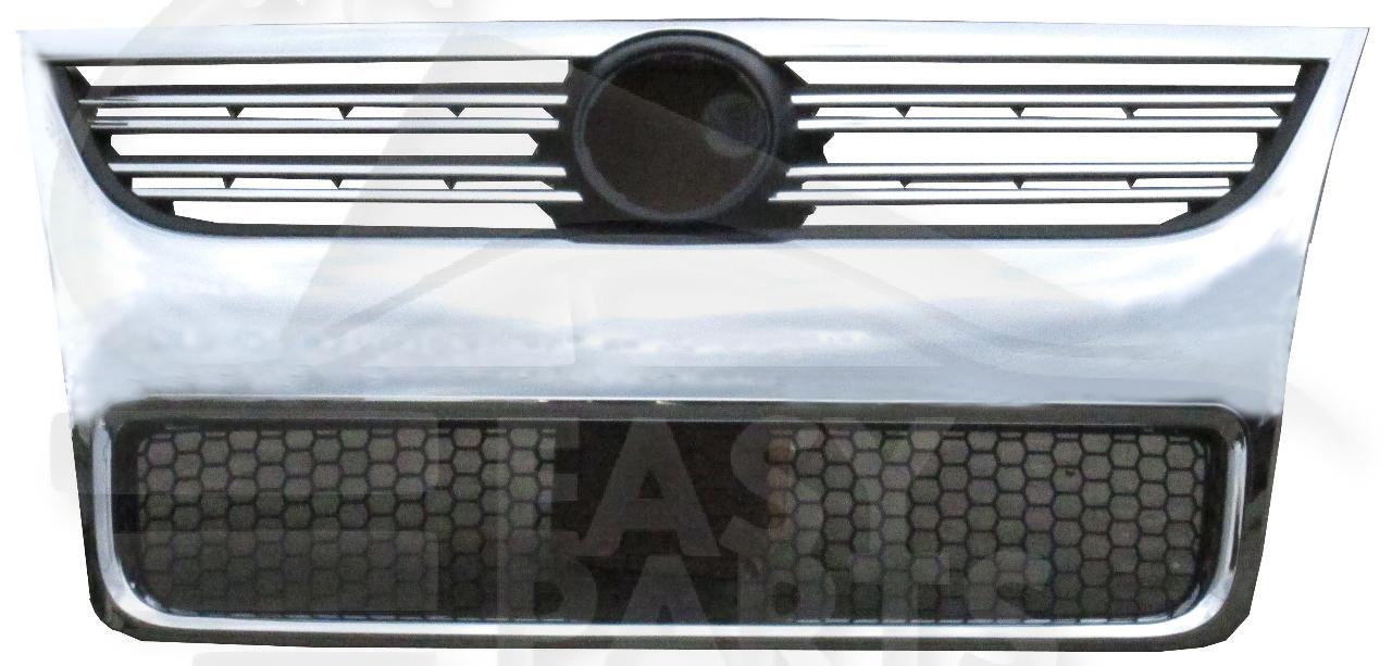 GRILLE DE CALANDRE CHROMEE Pour VOLKSWAGEN TOUAREG - VO181 01/07→12/10