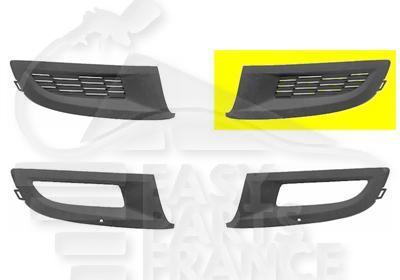 GRILLE DE PC AVG NOIRE Pour VOLKSWAGEN POLO - VO138 09/09→06/14