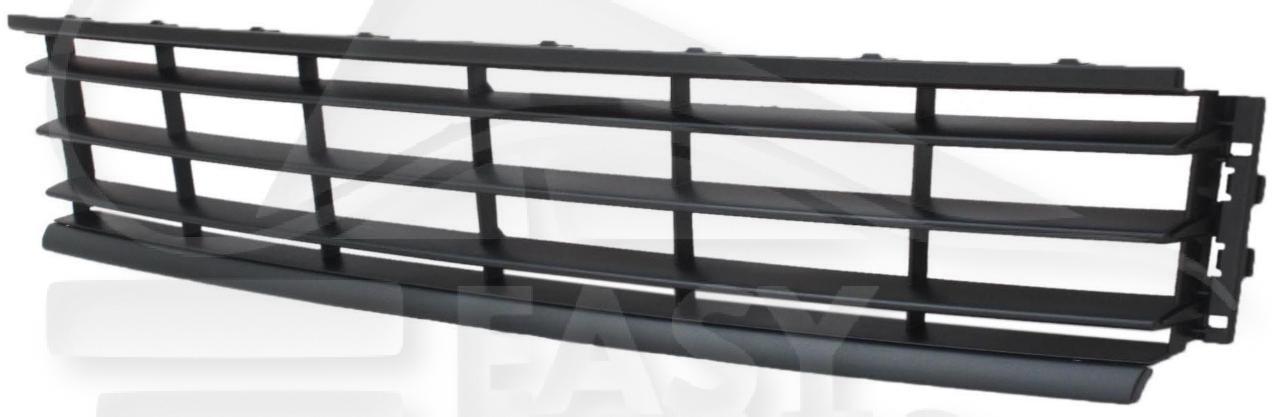 GRILLE DE PC AV CENTRALE A/MOULURE NOIRE Pour VOLKSWAGEN PASSAT - VO115 10/10→08/14