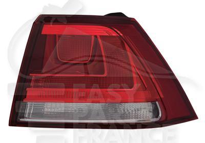 FEU ARD EXT ROUGE Pour VOLKSWAGEN GOLF 7 - VO061 11/12→12/16