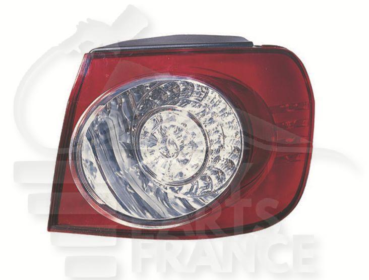 FEU ARD EXT LED Pour VOLKSWAGEN GOLF PLUS - VO056 04/05→03/09