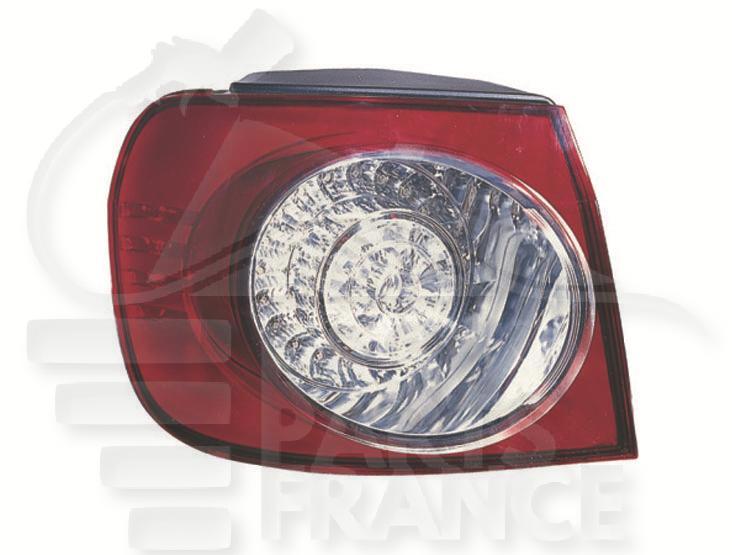 FEU ARG EXT LED Pour VOLKSWAGEN GOLF PLUS - VO056 04/05→03/09