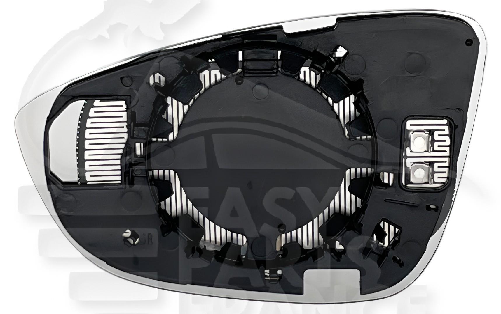 GLACE DE RETRO D CHAUF Pour VOLKSWAGEN JETTA - VO083 01/11→06/14