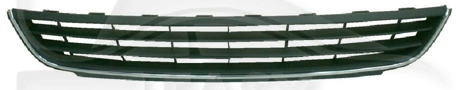 GRILLE DE PC AV CENTRALE NOIRE A/MOULURE CHROMEE Pour VOLKSWAGEN JETTA - VO083 01/11→06/14