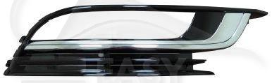 GRILLE DE PC AVD NOIRE A MOULURE CHROMEE Pour VOLKSWAGEN PASSAT CC - VO117 04/12→