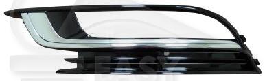 GRILLE DE PC AVG NOIRE A MOULURE CHROMEE Pour VOLKSWAGEN PASSAT CC - VO117 04/12→