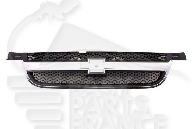 GRILLE DE CALANDRE Pour CHEVROLET AVEO 4 PTES - CV011 01/07→