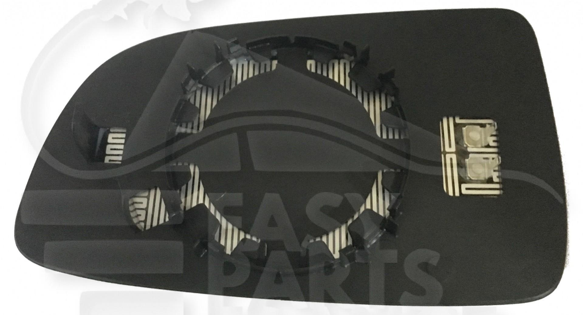 GLACE DE RETRO D CHAUF Pour CHEVROLET AVEO 4 PTES - CV011 01/07→